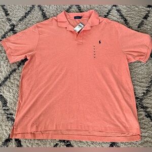 Polo by Ralph Lauren Men's Coral Polo Shirt